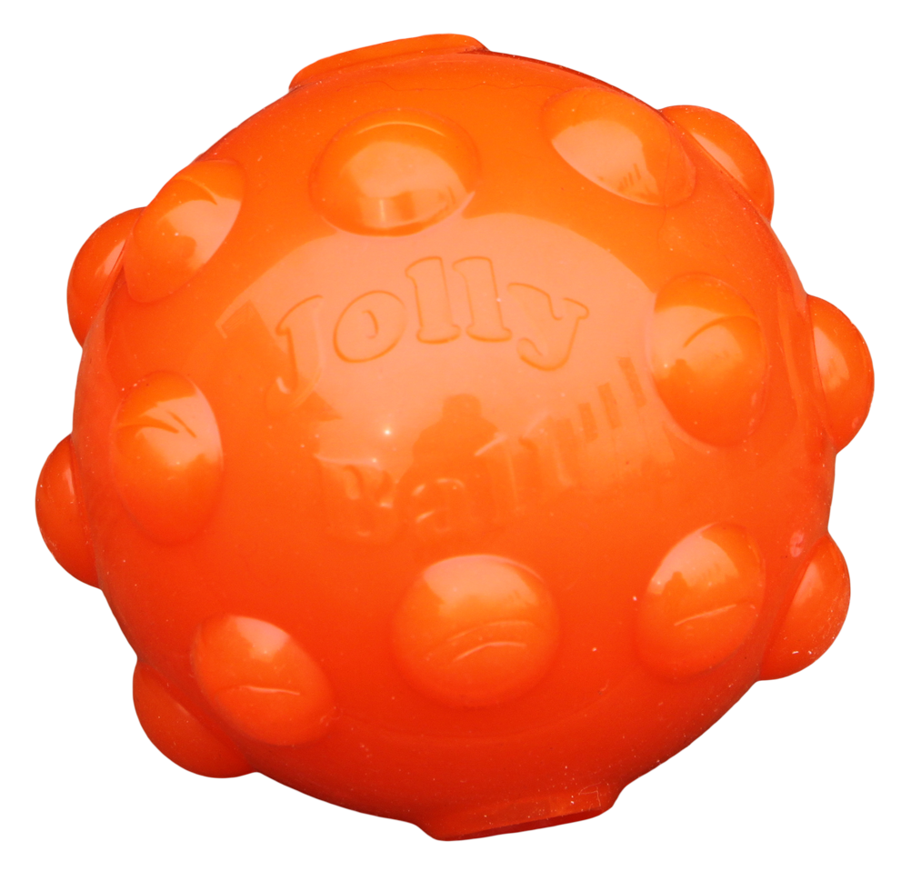 Jolly Pets- Jumper Ball Orange 10cm - (JOLL080N) - Kjæledyr og utstyr
