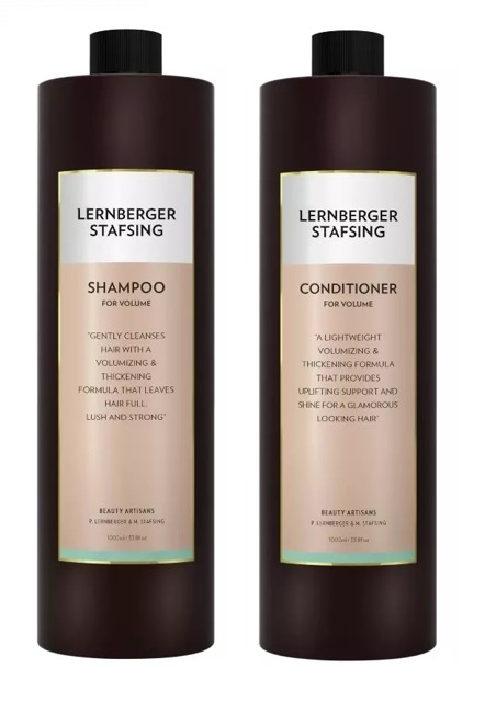 Lernberger Stafsing - Shampoo For Volume 1000 ml + Lernberger Stafsing - Conditioner For Volume 1000 ml