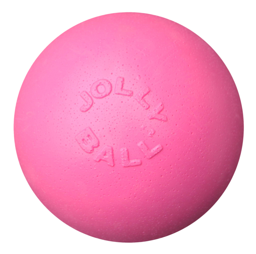 Jolly Pets - Ball Bounce-n Play 20cm Pink (Bubble Gum Smell) - (JOLL068M) - Kjæledyr og utstyr