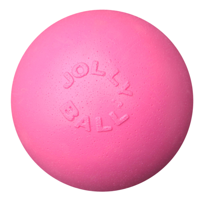 Jolly Pets - Ball Bounce-n Play 20cm Pink (tyggegummi duft)