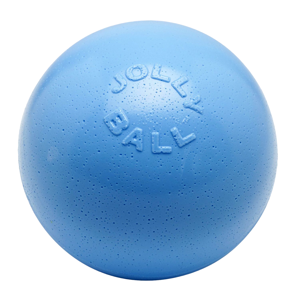 Jolly Pets - Ball Bounce-n Play 20cm Baby Blue (Blue Berry Smell) - (JOLL068JM) - Kjæledyr og utstyr