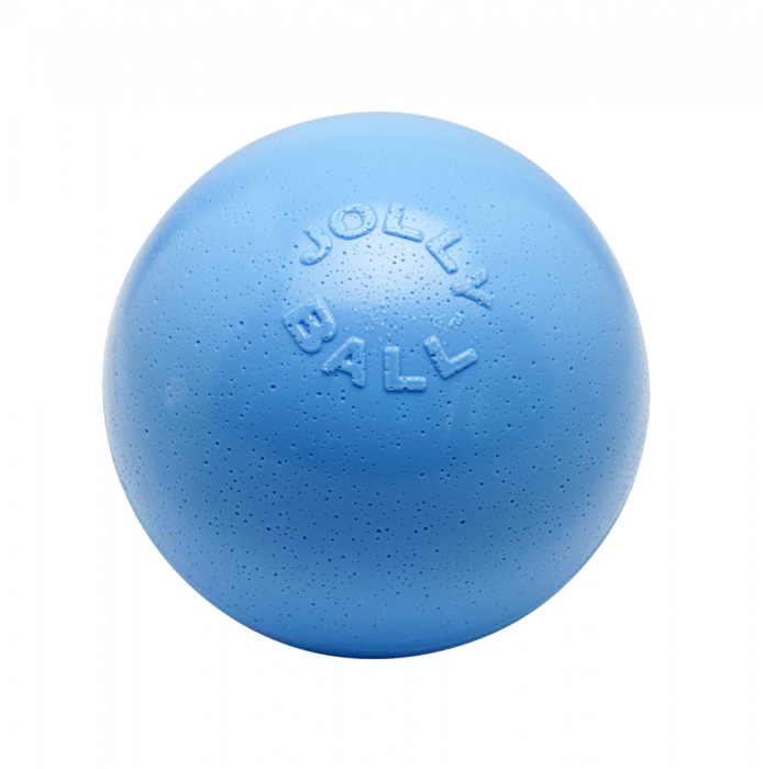 Jolly Pets - Ball Bounce-n Play 15cm Baby Blue (Blue Berry Smell) - (JOLL068FD) - Kjæledyr og utstyr