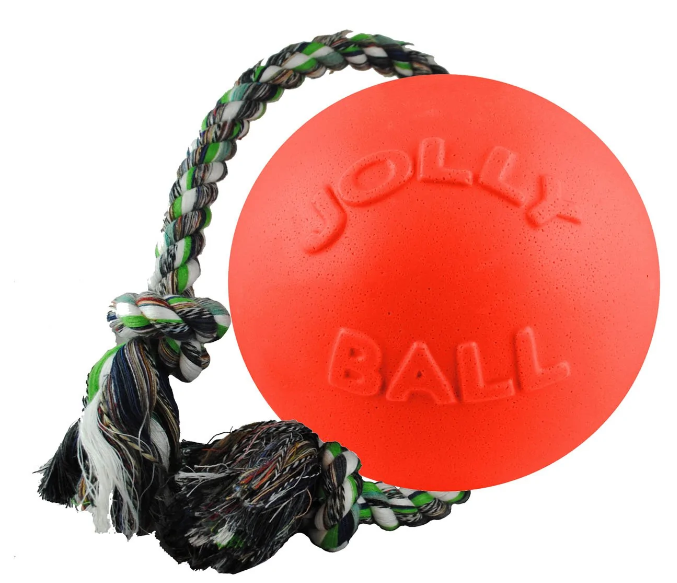 Jolly Pets - Ball Romp-n-Roll 15cm Orange (Vanilla Smell) - (JOLL050H) - Kjæledyr og utstyr