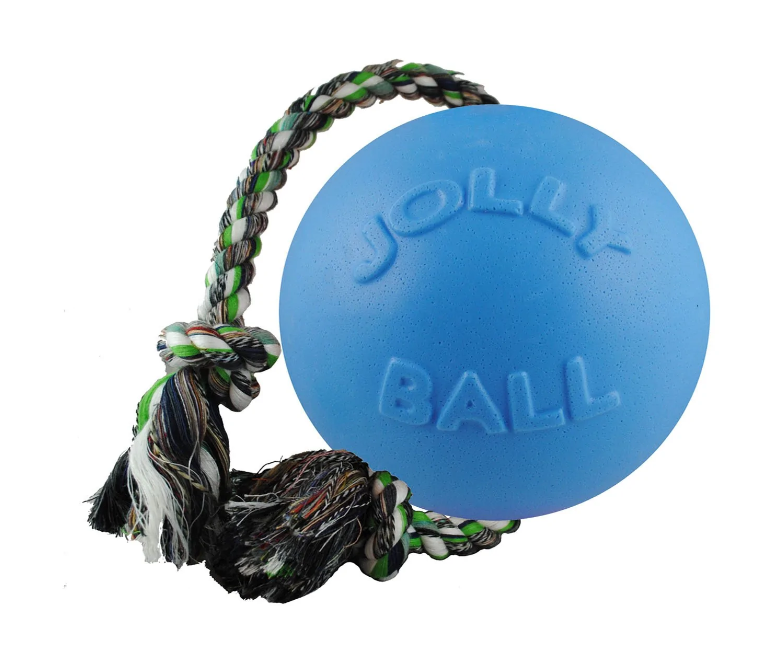 Jolly Pets - Ball Romp-n-Roll 15cm Baby Blue (Blue Berry Smell) - (JOLL050B)