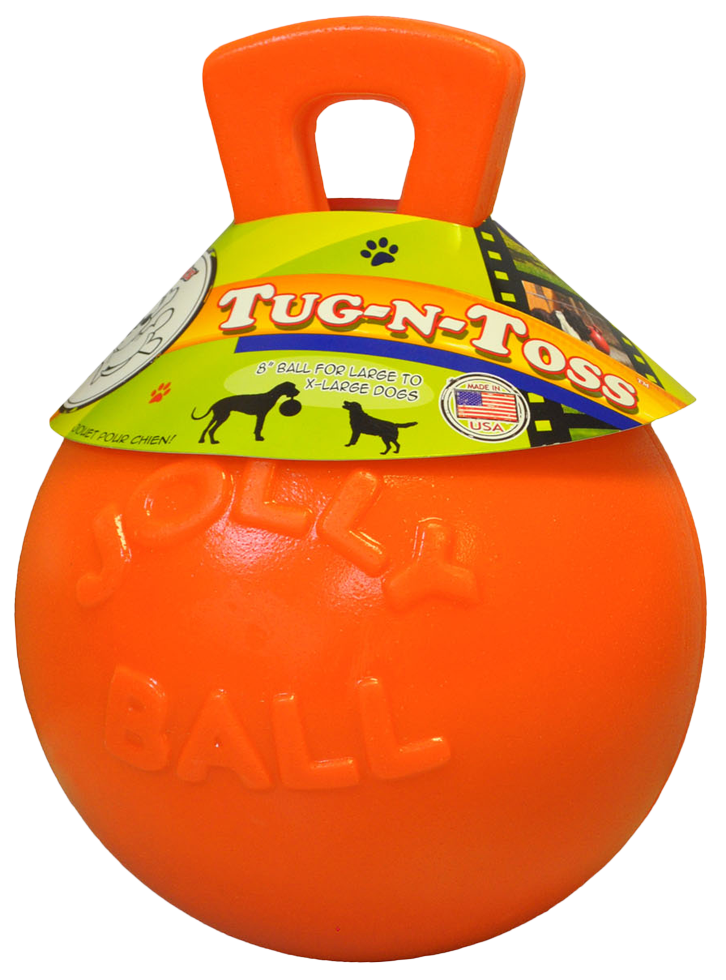 Jolly Pets - Tug-N-Toss 25cm Orange (Vanilla Smell) - (JOLL047H) - Kjæledyr og utstyr