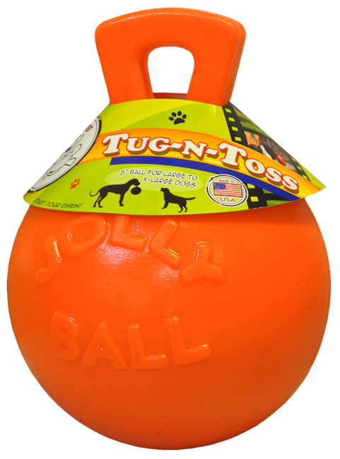 Jolly Pets - Tug-N-Toss 25cm Orange (Vanilla Smell) - (JOLL047H)