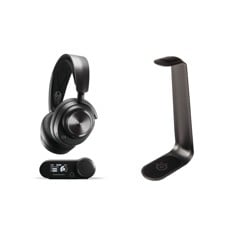 Steelseries - Arctis Nova Pro Wireless - Gaming Headset + Steelseries - HS1 Aluminum Headset Stand - Bundle