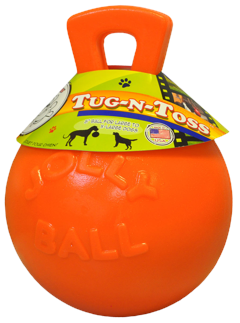 Jolly Pets - Tug-N-Toss 10cm Orange Vanilje duft