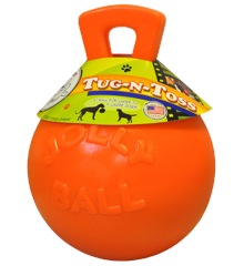 Jolly Pets - Tug-N-Toss 10cm Orange (Vanilla Smell) - (JOLL044C)