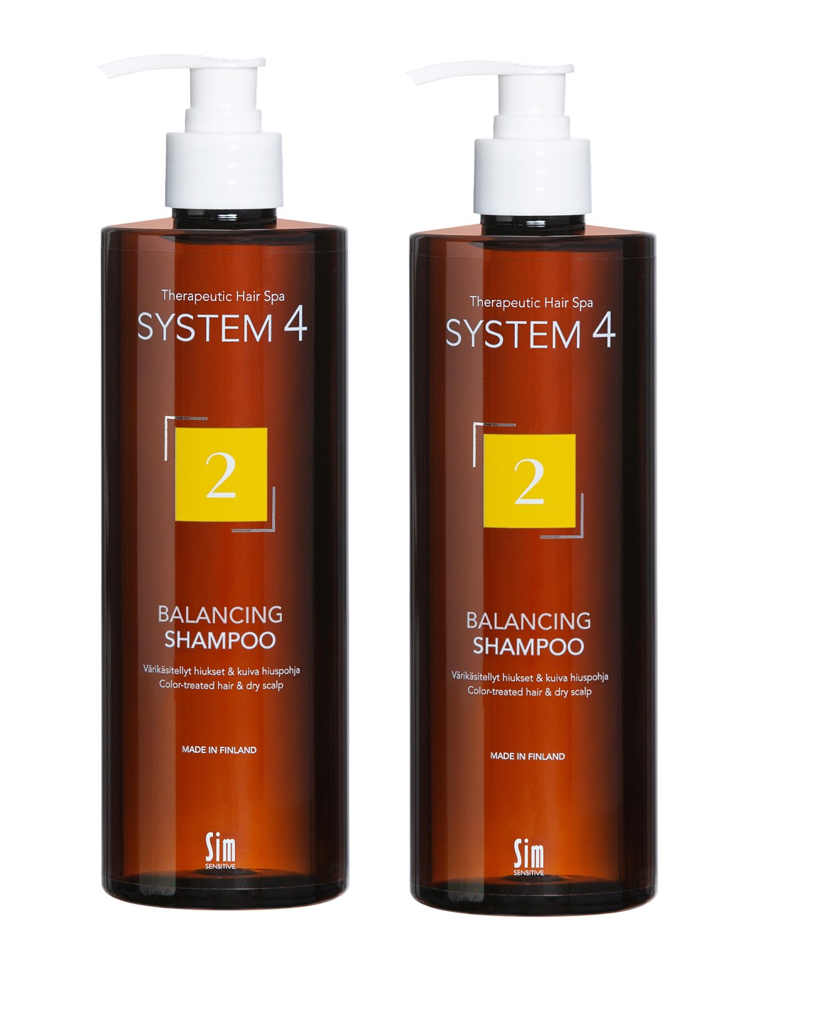 System 4 - Nr. 2 Climbazole Shampoo 500 ml - Duo Pack - Skjønnhet