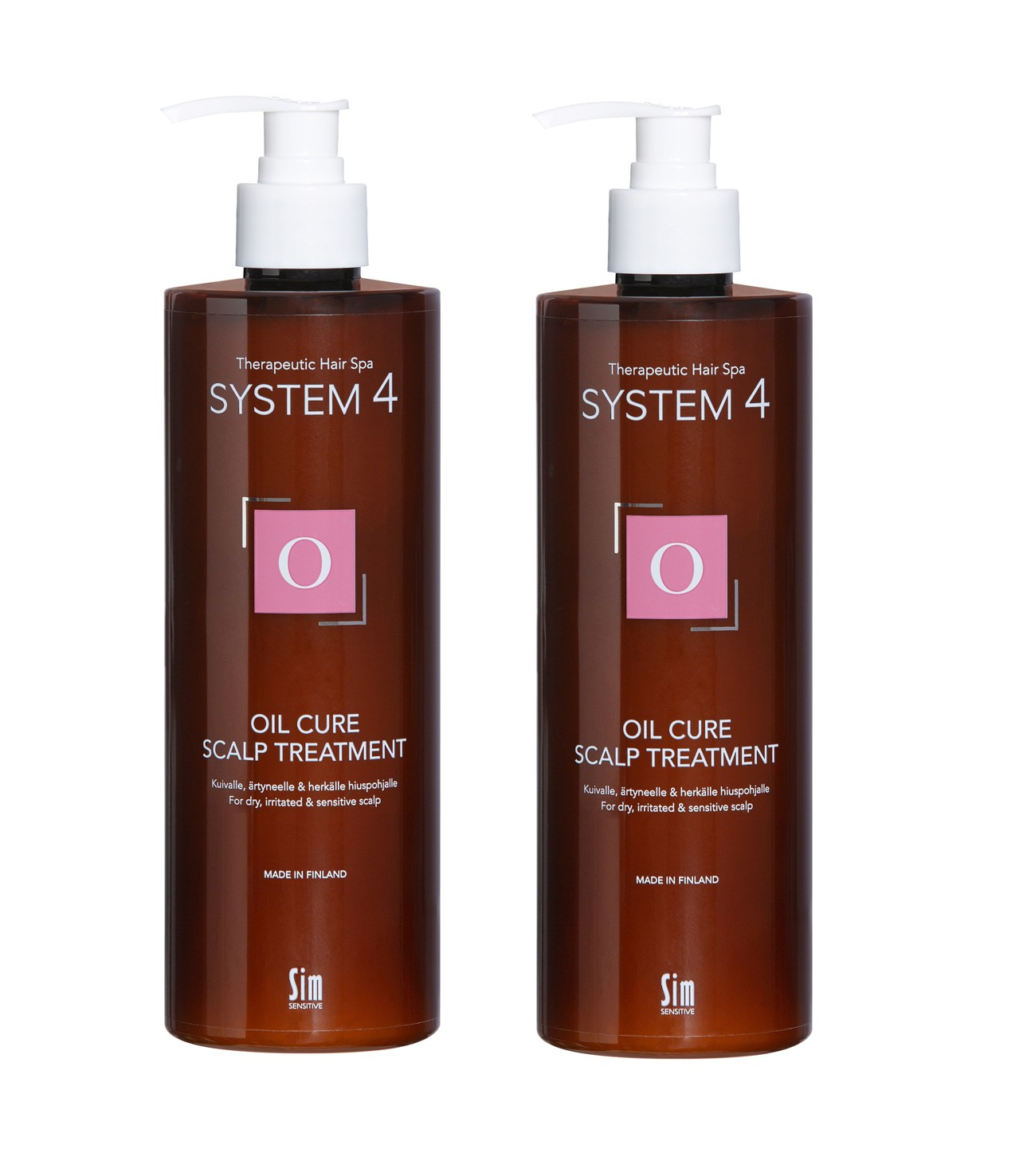 System 4 - Nr. O Oli Cure Hair Mask 500 ml - Duo Pack - Skjønnhet