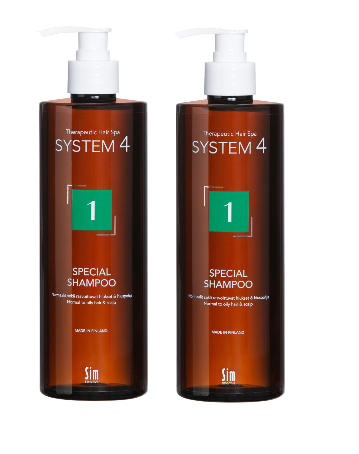 System 4 - Nr. 1 Climbazole Shampoo 500 ml - Duo Pack - Skjønnhet
