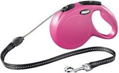 Flexi - New Classic M 8M Leash Cord Pink Max 20Kg - (600.7746)