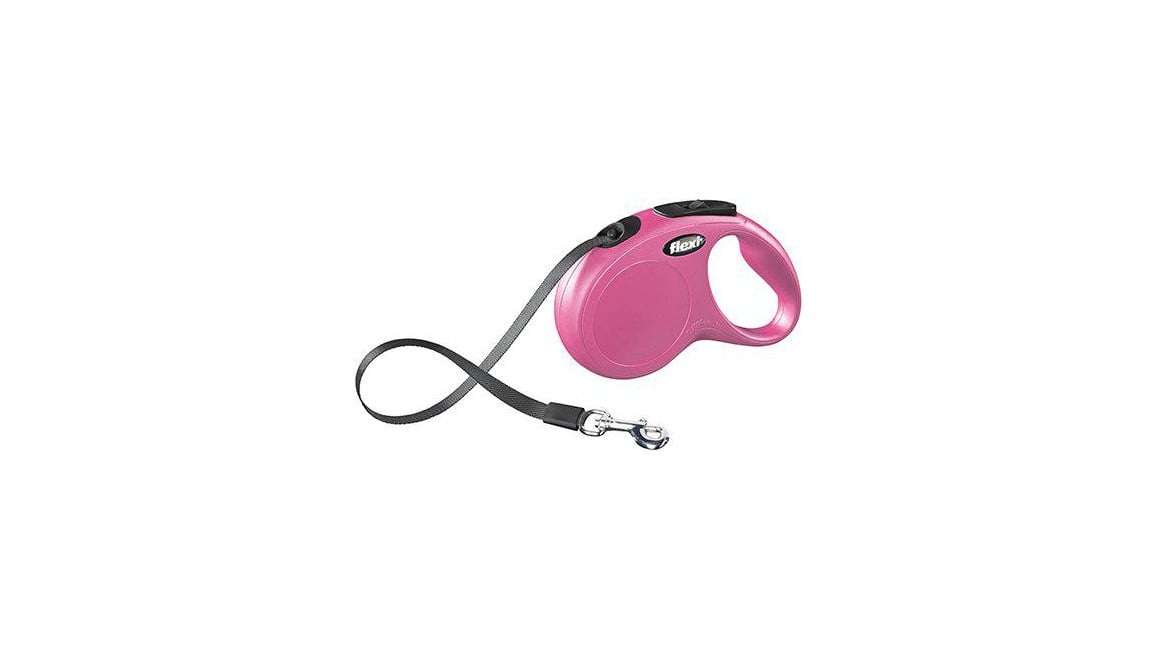 Flexi - New Classic S 5M Bånd Pink Max 15Kg