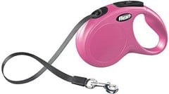 Flexi - New Classic S 5M Bånd Pink Max 15Kg