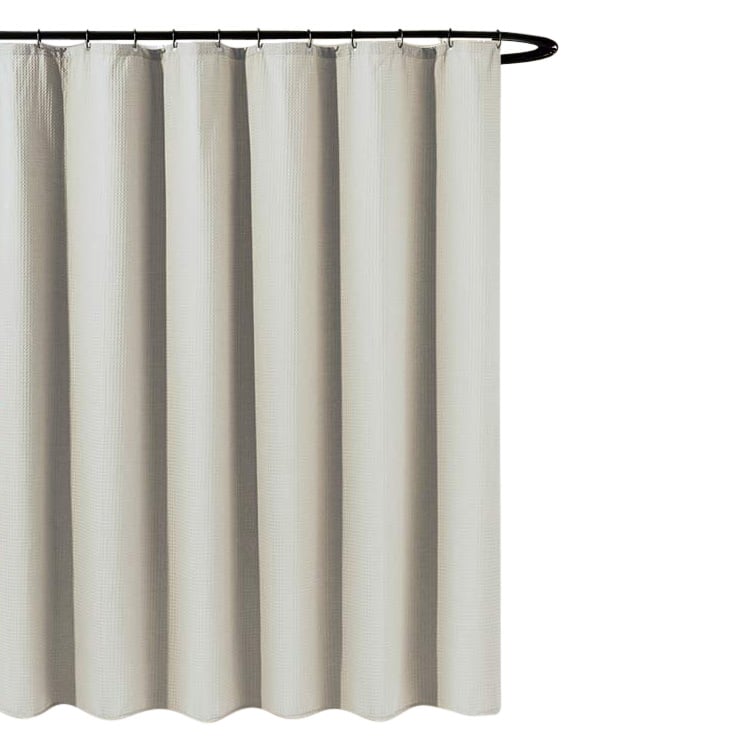 MOUD Home - WAFFLE Shower curtain - Cream (211080) - Hjemme og kjøkken