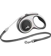 Flexi - New Comfort S 5M Snor Sort Max 12Kg
