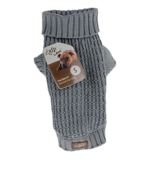 All For Paws - Knitted Dog Sweater Fishermans Grey XS 20.3CM - (632.9120)