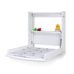 BabyTrold - Changing table for wall incl. mattress White