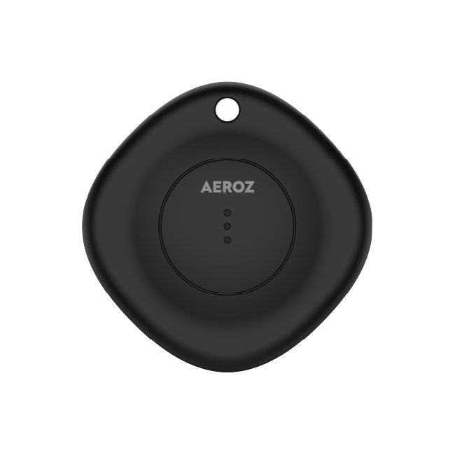 AEROZ - TAG-1000  Black - Key finder for use with iPhone - Works with Apple Find My app