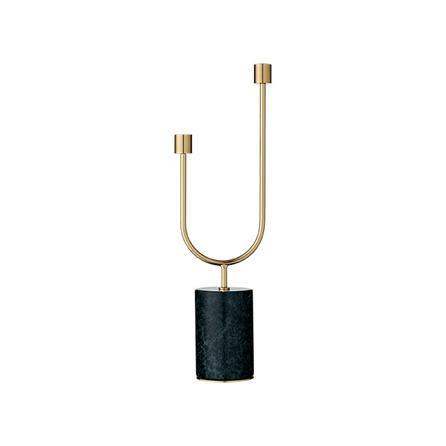 AYTM - GRASIL candle holder - Forest/Gold