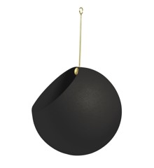 AYTM - GLOBE hanging flowerpot, Ø17cm - Black
