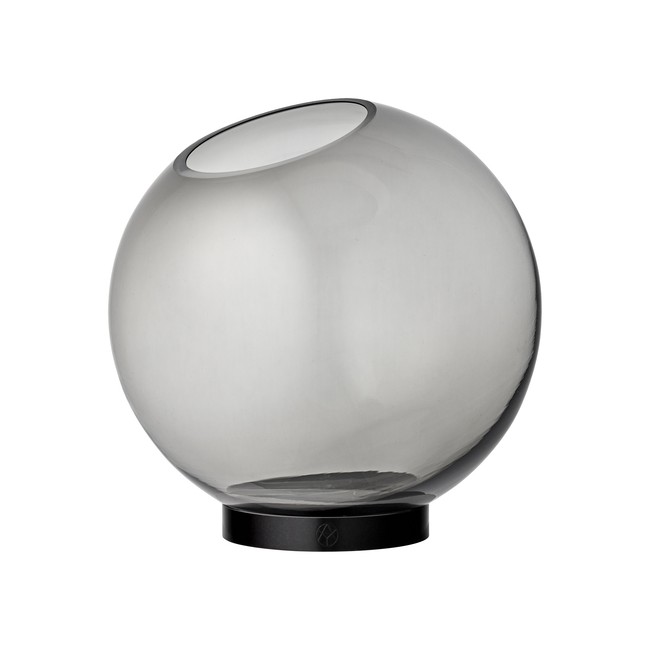 AYTM - GLOBE vase, Ø21cm - Sort/Sort