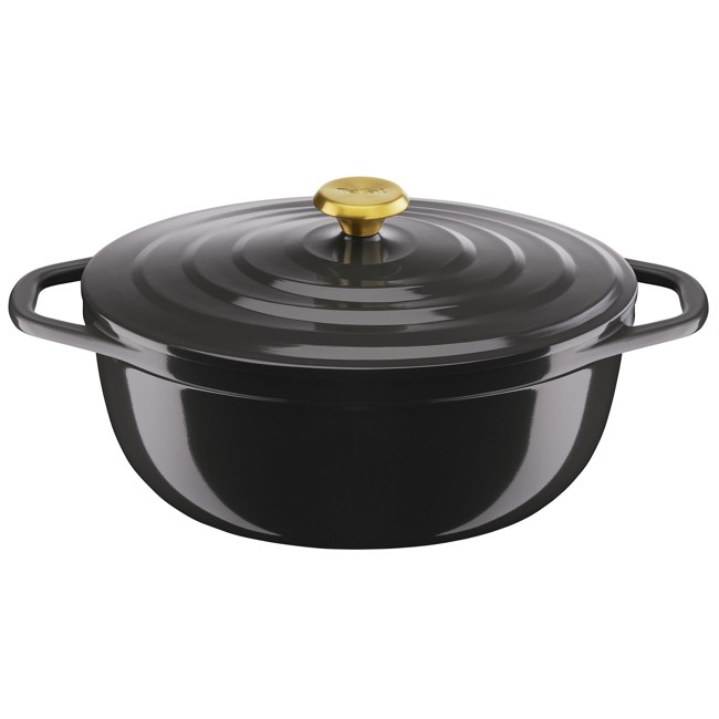 Tefal - Air oval stewpot 30 cm / 5,7 l. Grey (E2558904)