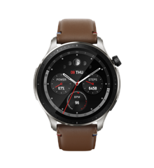 Amazfit GTR 4 - Smartwatch - Brown Leather