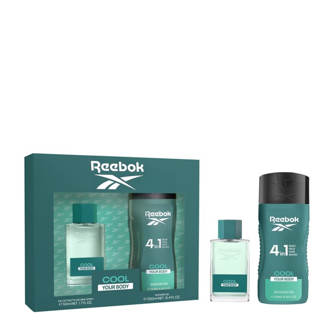 Reebok - Cool Your Body EDT 50 ml + Shower Gel 250 ml - Gavesæt