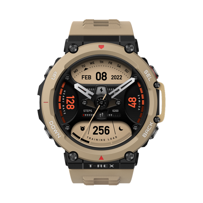 Amazfit T-Rex 2 - Smartwatch - Desert Khaki