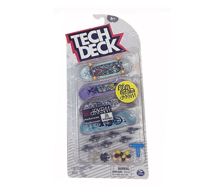 Tech Deck - Finger Skateboard 4 Pack - Darkroom