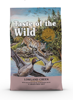 Taste of the Wild - Lowland creek with Roasted Quail & Roasted Duck 6,6 kg - (best before march 30th -2025)