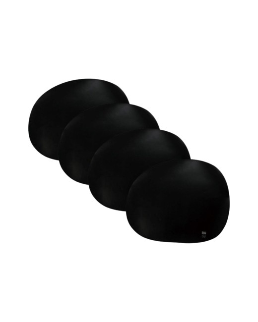 RAW - Silicone Placemat - 4 pcs - Black (15440)