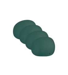 RAW - Silicone Placemat - 4 pcs - Dark green (15398)