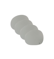 RAW - Silicone Placemat - 4 pcs - Light grey (15396)