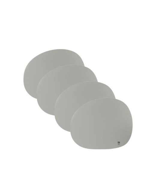RAW - Silicone Placemat - 4 pcs - Light grey (15396)
