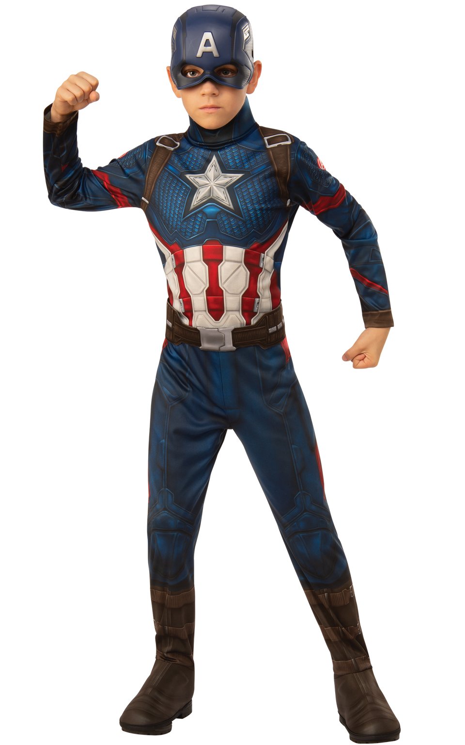 Køb Rubies Kostume Captain America (147 cm) - Multi - - Fri fragt