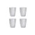 Nicolas Vahé - Set of 4 - Groove Waterglasses - Clear (162680010) thumbnail-1