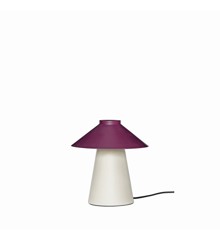 Hübsch - Chipper Table Lamp Sand/Burgundy