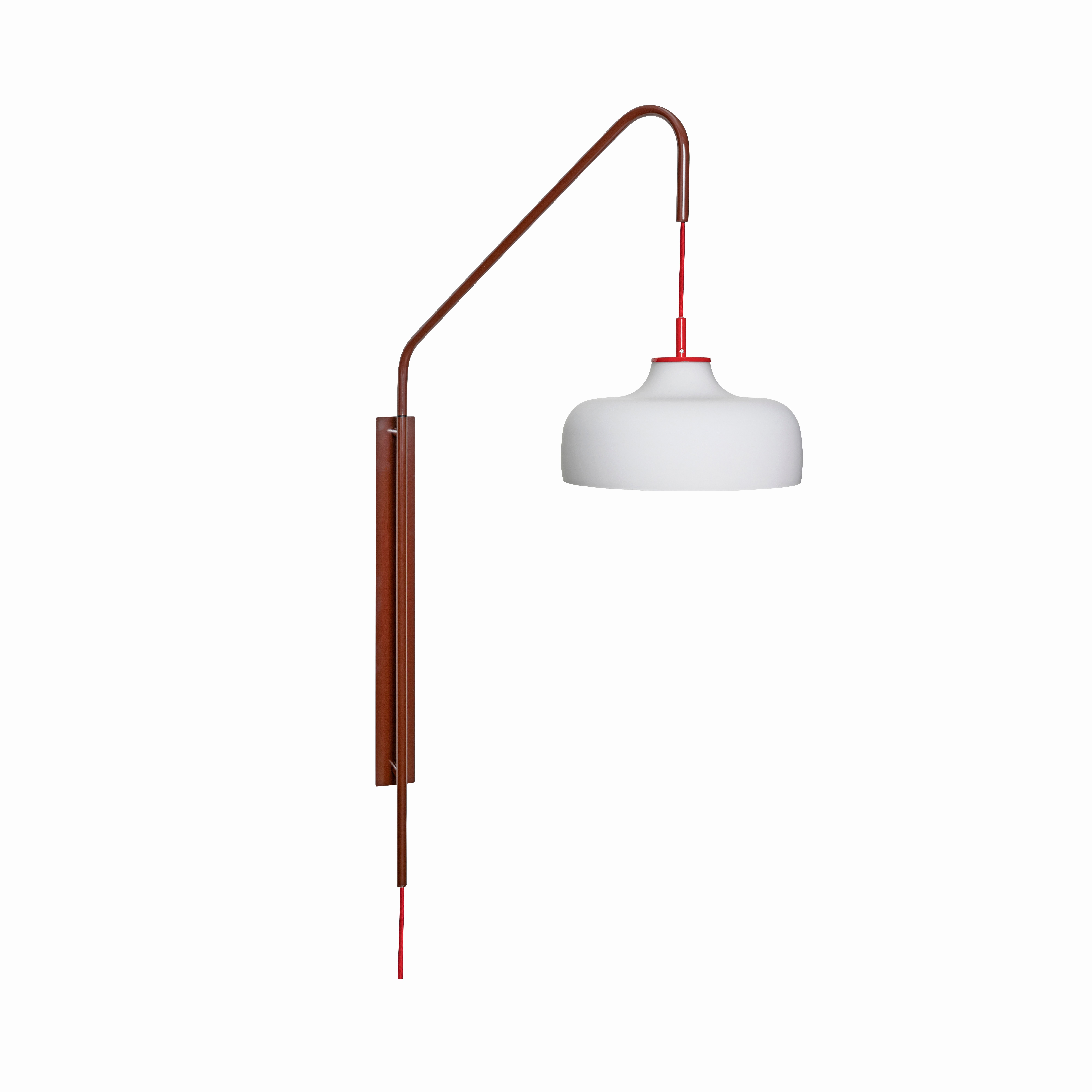 Hübsch - Current Væglampe - Rød/Rødbrun