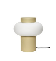 Hübsch - Camp Table Lamp Sand/White