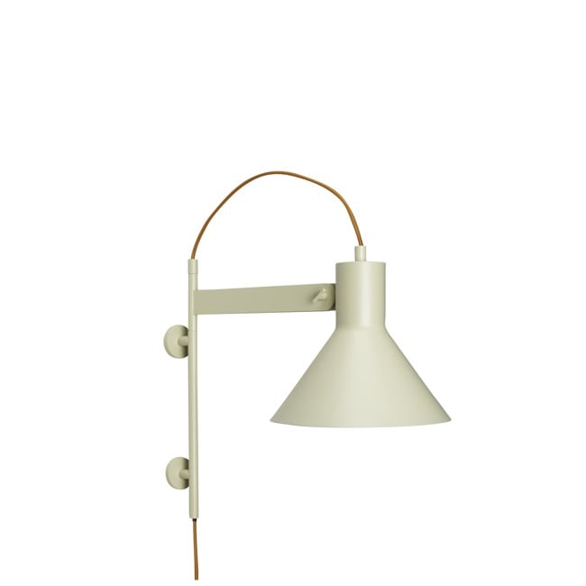 Hübsch - Studio Wall Lamp Beige/Orange