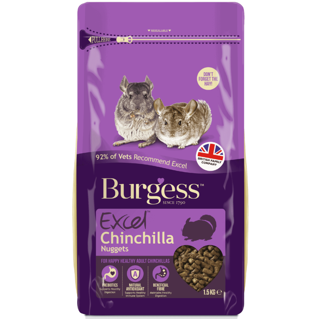 Burgess - Chinchilla Nuggets - 1,5 kg (40030) - Kjæledyr og utstyr
