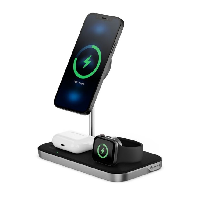 Alogic - MagSpeed 3-in-1 Wireless Charging Station