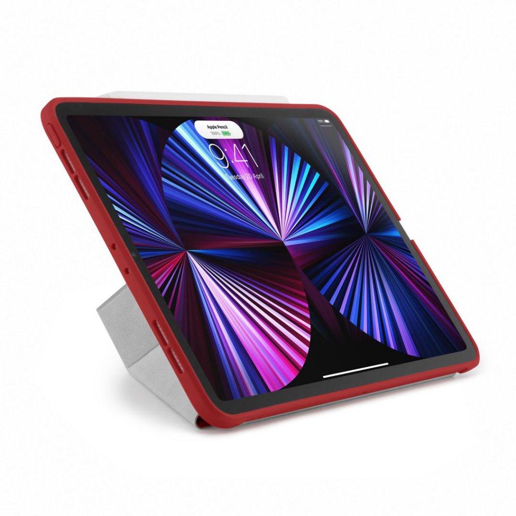 Pipetto - iPad Pro 11" (2021) Origami No1 Case (Color: Red) - Elektronikk