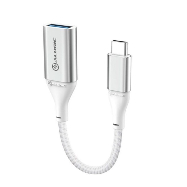 Alogic - Ultra USB-C to USB-A adapter 15 cm (Color: Silver)