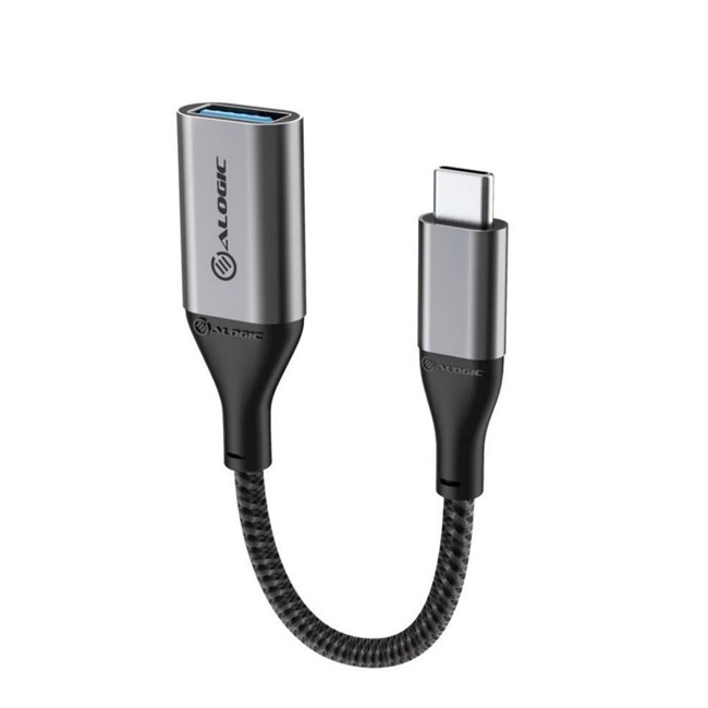 Alogic - Ultra USB-C to USB-A adapter 15 cm (Color: Space Grey)