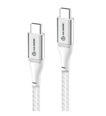 Alogic - Ultra USB-C to USB-C cable 5A/480Mbps - Silver (Length: 30 cm)