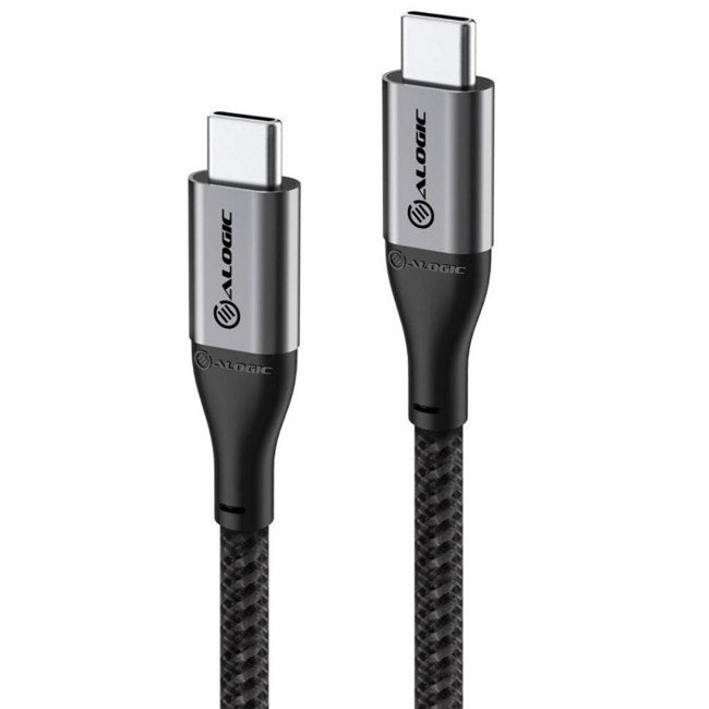 Alogic - Ultra USB-C to USB-C cable 5A/480Mbps - Space Grey (Length: 3 m)